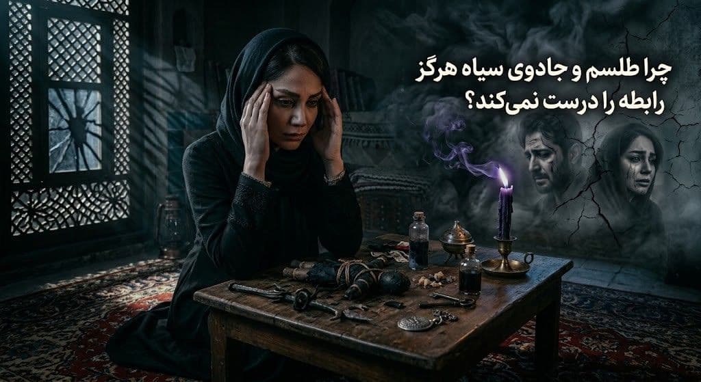 چرا طلسم و جادوی سیاه هرگز رابطه را درست نمی‌کند؟